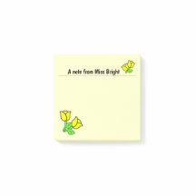 イエローローズポストイットノート