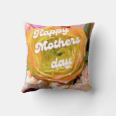イエローローズマザーズの日 クッション (裏面)