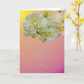 イエローローズマザーズデイカード カード (黄色い花)