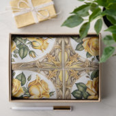 イエローローズモダンビューティフルコレクション 薄葉紙 (ギフト)