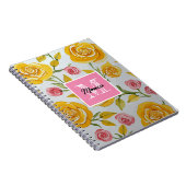 イエローローズモノグラム ノートブック (右側)