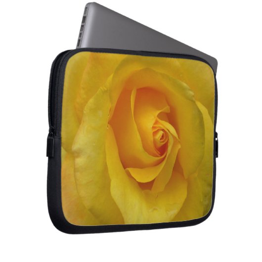 イエローローズラップトップスリーブイエローローズタブレットケース ラップトップスリーブ (正面右)