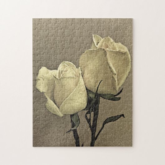 イエローローズヴィンテージ ジグソーパズル (縦)