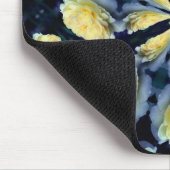 イエローローズ抽象芸術フラワーアート マウスパッド (コーナー)