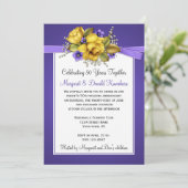 イエローローズ紫のスミレ50周年 招待状 (スタンド正面)