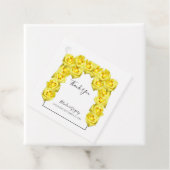 イエローローズ結婚ズギフト フェイバータグ (インサイチュ)