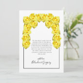 イエローローズ結婚ズサンキューカード サンキューカード (スタンド正面)