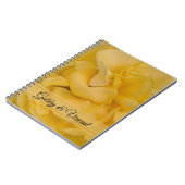 イエローローズ結婚フローラ ノートブック (左側)