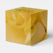 イエローローズ結婚フローラ フェイバーボックス (裏面サイド)