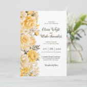 イエローローズ結婚フローラ 招待状 (スタンド正面)