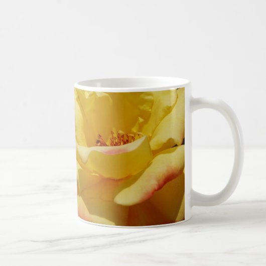 イエローローズ花びらマグ コーヒーマグカップ (右)