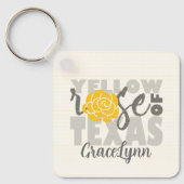 イエローローズ・オブ・テキサス州・キーチェーン キーホルダー (正面)
