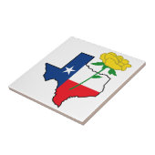 イエローローズ・オブ・テキサス州 タイル (側面)