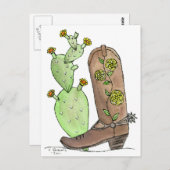 イエローローズ・オブ・テキサス州 ポストカード (正面/裏面)