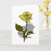 イエローローズ・オブ・フレンドシップ カード (黄色い花)