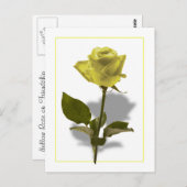 イエローローズ・オブ・フレンドシップ ポストカード (正面/裏面)
