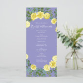 イエローローズ&パープルペリウィンクル結婚ズ メニュー (スタンド正面)