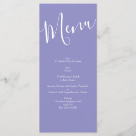 イエローローズ&パープルペリウィンクル結婚ズ メニュー