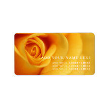 "イエローローズ"フローラ住所 シール