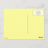 イエローローズ_ ポストカード (裏面)