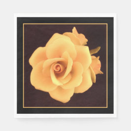 イエローローズ、2004年写真。 スタンダードランチョンナプキン