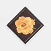 イエローローズ、2004年写真。 スタンダードランチョンナプキン (角)