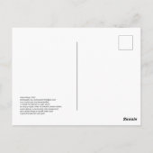 イエローローズ、2004年撮影の写真。 ポストカード (裏面)