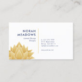 イエローロータスマッサージセラピースパ 予約カード (裏面)