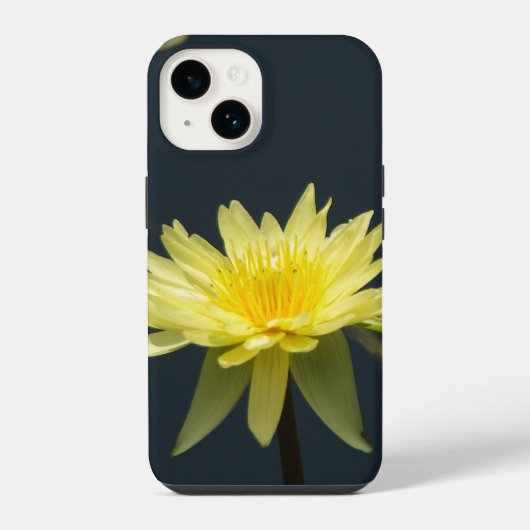 イエローロータス《植物》スイレン iPhoneケース (裏面)