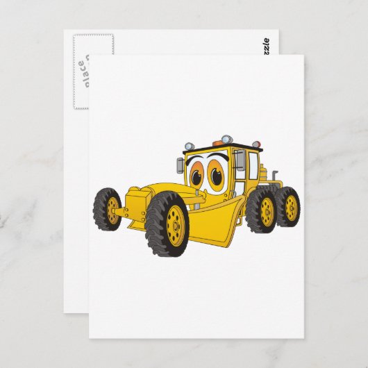 イエローロードグレーダーマンガ ポストカード (正面/裏面)