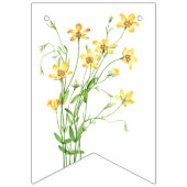 イエローワイルドフラワーズSweet sixteen誕生日パーティー バンティングフラッグ (第1の旗)