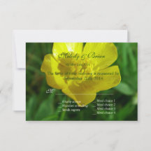 イエローワイルドフラワーバターカップRSVP