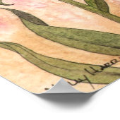 イエローワイルドフラワーフェアリー先住民アメリカンポスター ポスター (角)