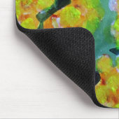 イエローワトル先住民オーストラリア花芸術 マウスパッド (コーナー)