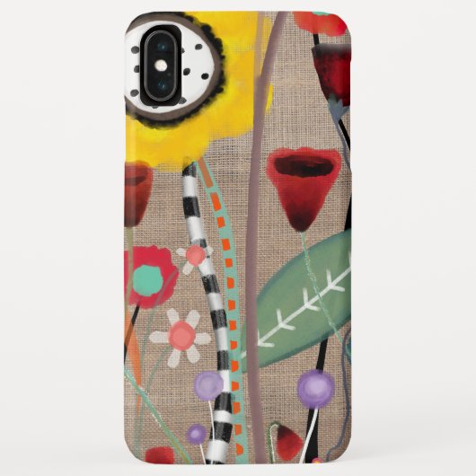 イエローワンダーランドの牧草地のケシ Case-Mate iPhoneケース (裏面)