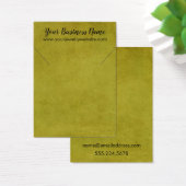 イエローヴィンテージグランジネックレスホルダー表示カード (デスク)