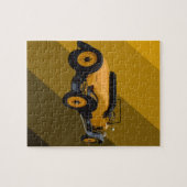 イエローヴィンテージコンバーチブルカージグソーパズル ジグソーパズル (横)