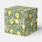 イエローヴィンテージバラエレガントな結婚式 フェイバーボックス (裏面サイド)