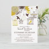 イエローヴィンテージビルダージュSweet sixteen招待状 招待状