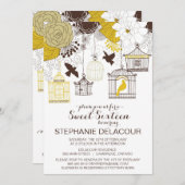 イエローヴィンテージビルダージュSweet sixteen招待状 招待状