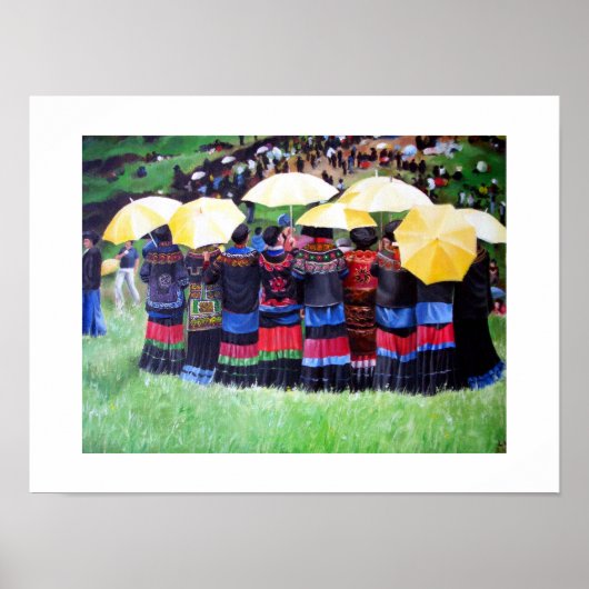 イエロー傘(美しいページェント) ポスター (正面)