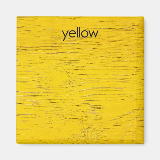 イエロー冷凍機磁石 マグネット (正面)