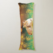 イエロー子猫抱き枕 ボディピロー (正面縦)