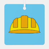 イエロー懸命ハットマンガ メタルオーナメント (裏面)