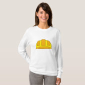 イエロー懸命ハットマンガ Tシャツ (正面フル)