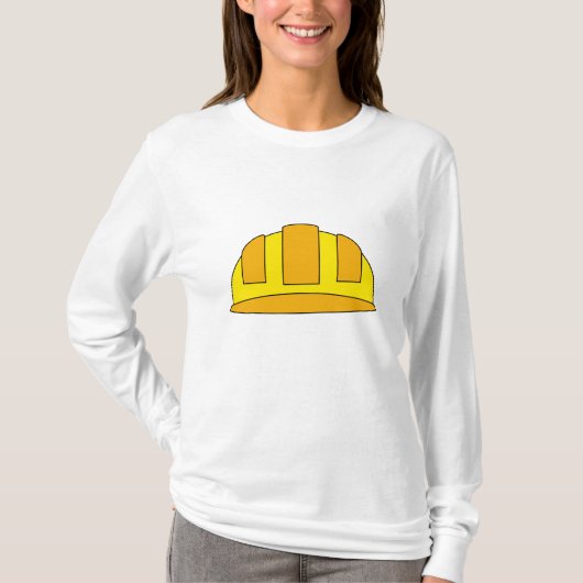 イエロー懸命ハットマンガ Tシャツ (正面)