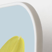 イエロー春ダフォディルオンブ淡い色のルー ピックルボールラケット (左詳細)