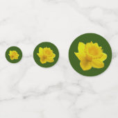 イエロー春ダフォディル結婚-'s コンフェッティ (裏面)