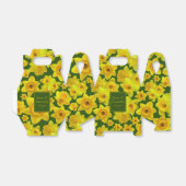 イエロー春ダフォディル結婚-'s フェイバーボックス (折り畳みなし)