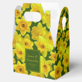 イエロー春ダフォディル結婚-'s フェイバーボックス (オープン)